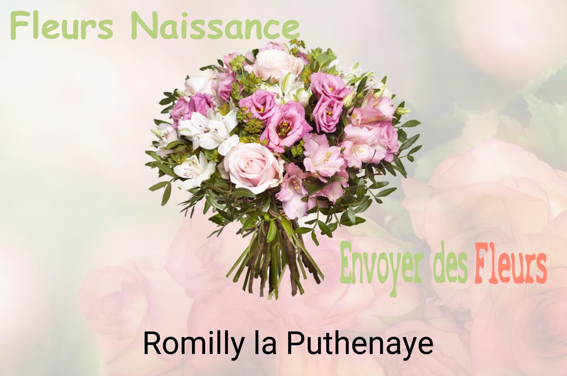 Bouquet de fleurs de naissance livré à Romilly-la-Puthenaye